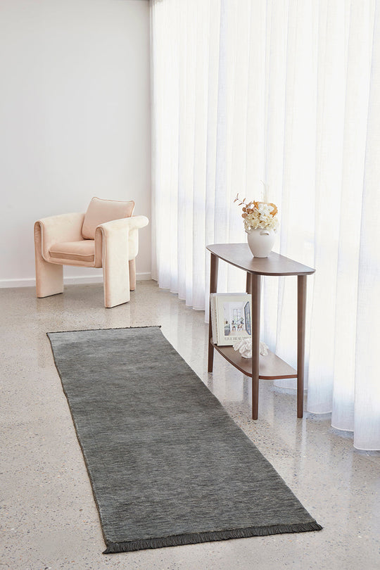 Refined Loom Kinship Seal Grey Runner Rug