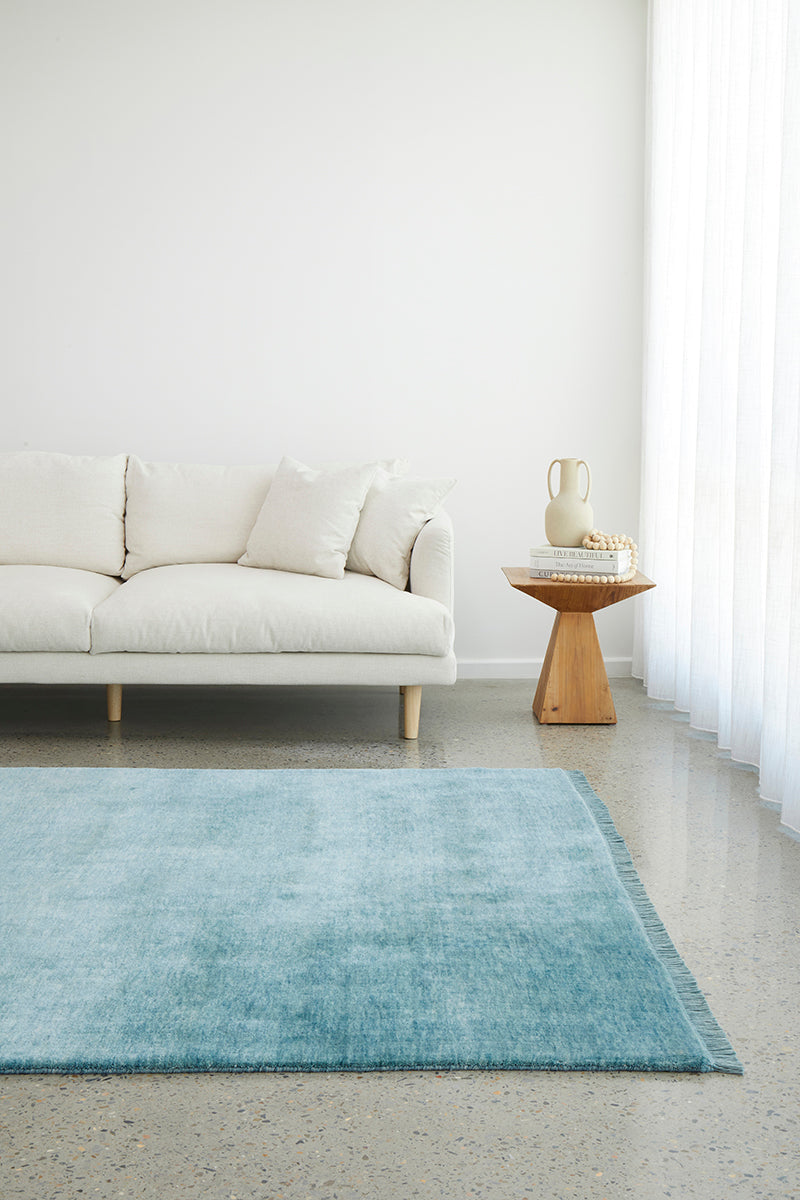 Refined Loom Kinship Sky Blue Rug
