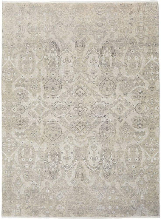 INDIAN HANDMADE FINE WOOL  RUG -382X273CM