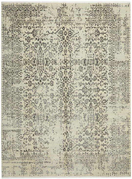 INDIAN HANDMADE FINE WOOL  RUG -368X275CM