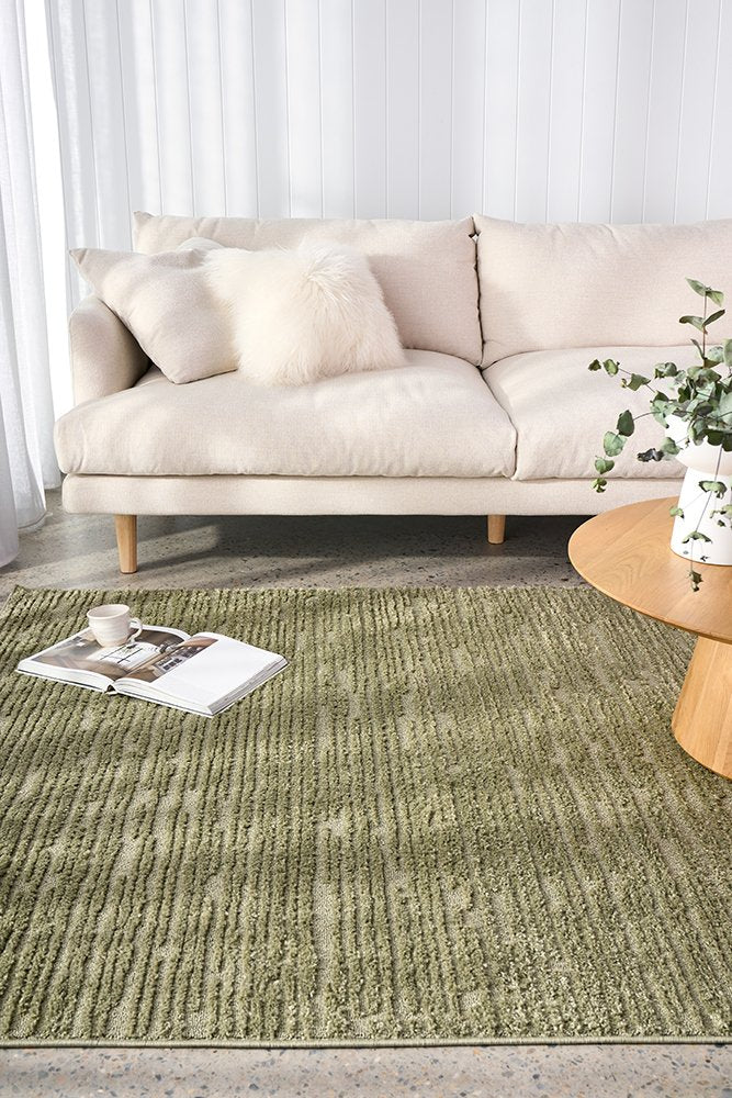 Modern Elegance Green Rug
