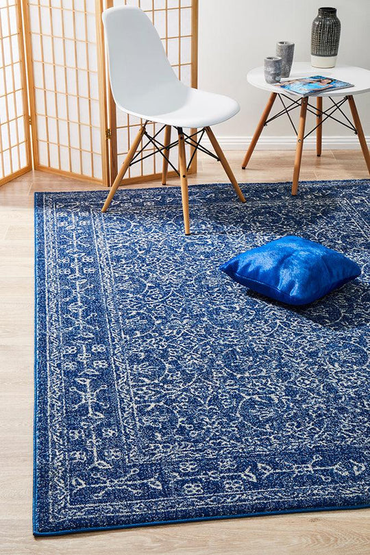 Esme Artist Navy Transitional Rug-200X290CM