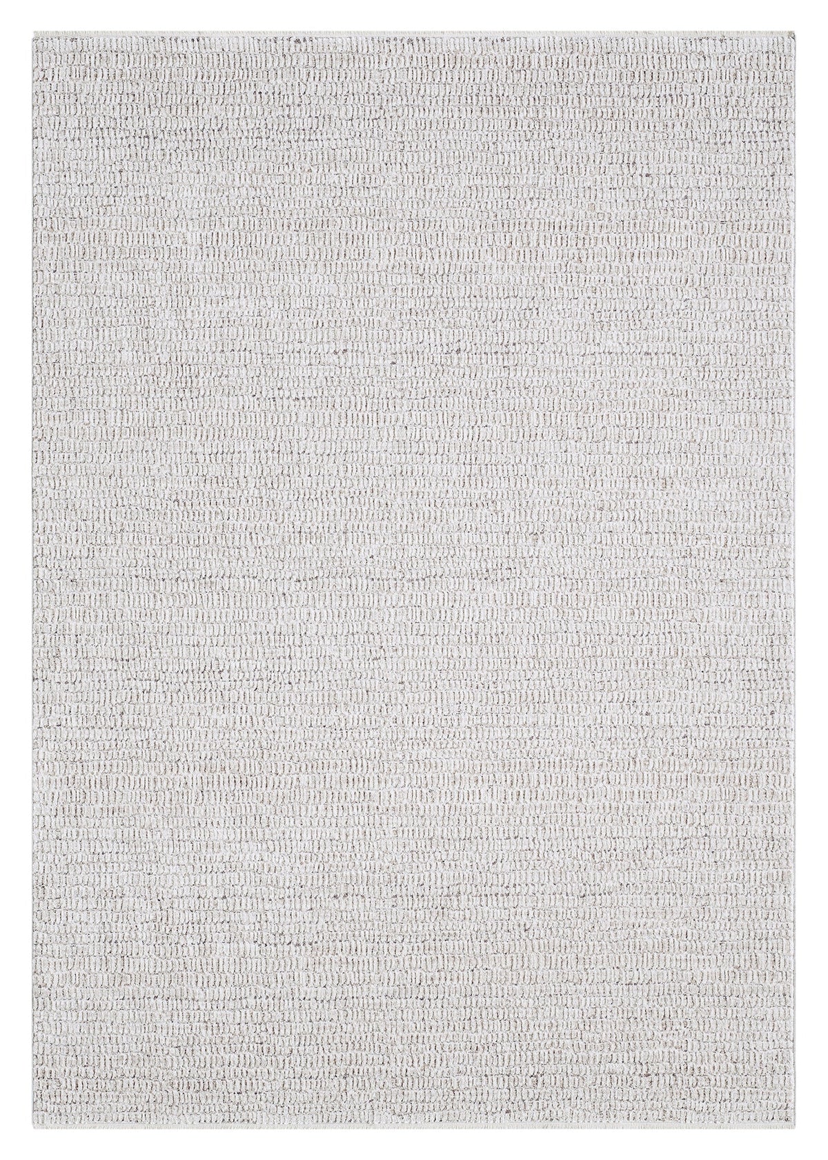 Textured gray rug on a white background