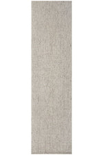 Hand Loomed Wool and Jute Begie Rug-