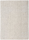 Hand Loomed Wool and Jute Begie Rug-