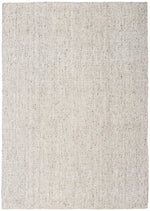 Hand Loomed Wool and Jute Begie Rug-