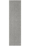 Hand Loomed Wool and Jute Graphite Rug-