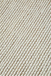 Hand Loomed Wool and Jute Cream Rug-