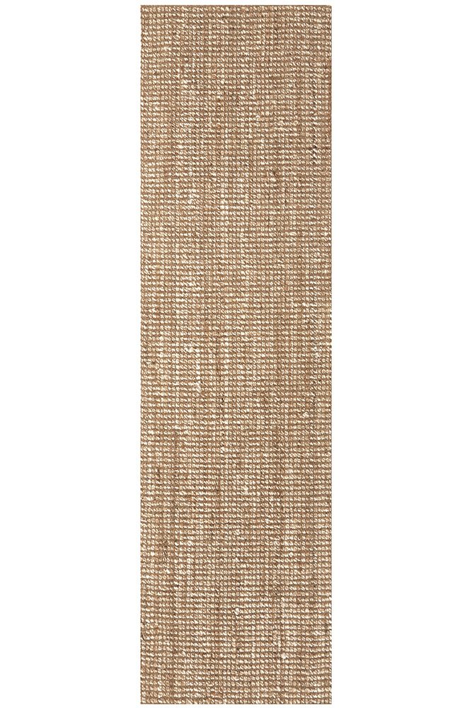 Hand Loomed Wool and Jute Natural Rug-