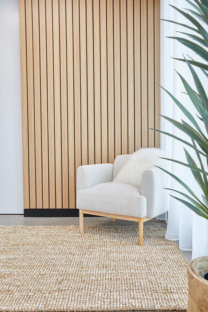 Hand Loomed Jute Natural Rug-