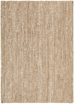 Hand Loomed Wool and Jute Natural Rug-