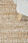 Hand Loomed Wool and Jute Natural Rug-