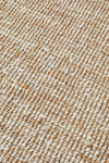 Hand Loomed Wool and Jute Natural Rug-