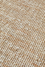 Hand Loomed Wool and Jute Natural Rug-