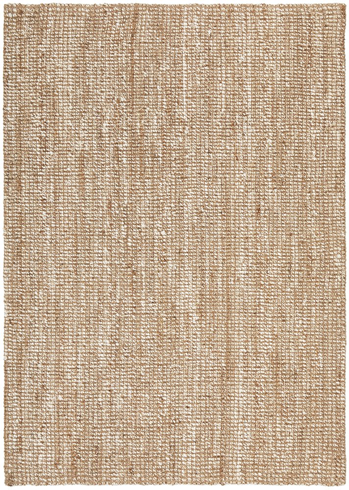 Hand Loomed Wool and Jute Natural Rug-