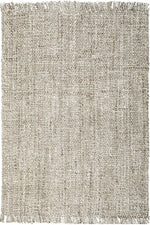 Hand Loomed Jute Silver Runner Rug