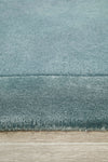 Hand-Tufted NZ Wool & Viscose Blue Rug
