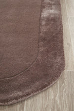 Hand-Tufted NZ Wool & Viscose Grape Runner Rug
