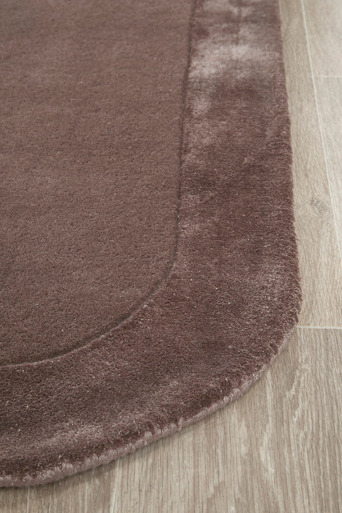 Hand-Tufted NZ Wool & Viscose Grape Runner Rug
