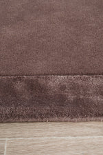 Hand-Tufted NZ Wool & Viscose Grape Runner Rug