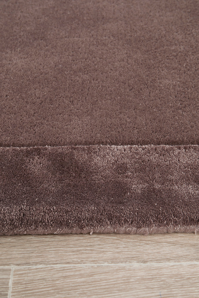 Hand-Tufted NZ Wool & Viscose Grape Runner Rug