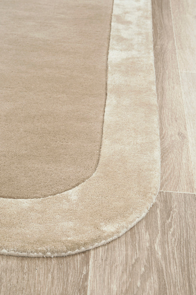 Hand-Tufted NZ Wool & Viscose Husk Runner Rug