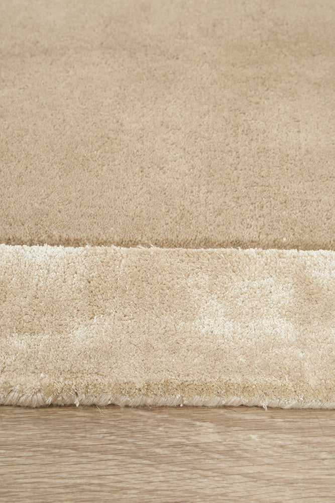 Hand-Tufted NZ Wool & Viscose Husk Runner Rug