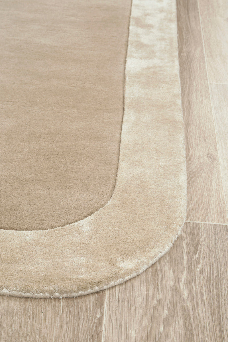 Hand-Tufted NZ Wool & Viscose Husk Rug