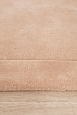 Hand-Tufted NZ Wool & Viscose Nude Rug