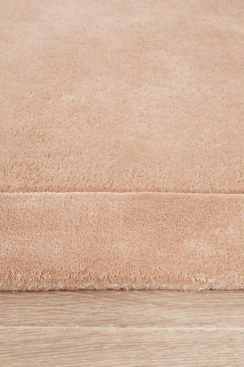 Hand-Tufted NZ Wool & Viscose Nude Rug