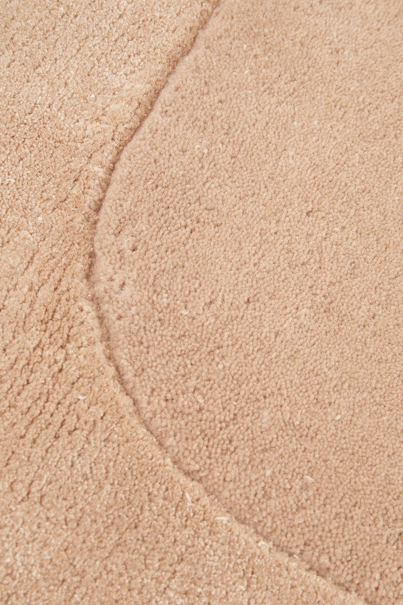 Hand-Tufted NZ Wool & Viscose Nude Rug