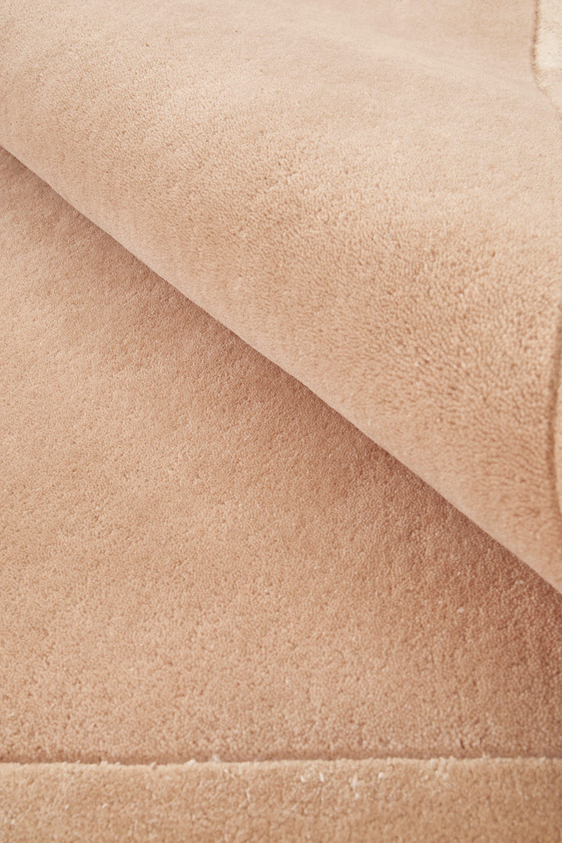 Hand-Tufted NZ Wool & Viscose Nude Rug