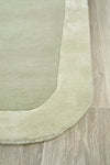Hand-Tufted NZ Wool & Viscose Rug Sage Runner Rug