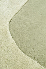 Hand-Tufted NZ Wool & Viscose Rug Sage Runner Rug