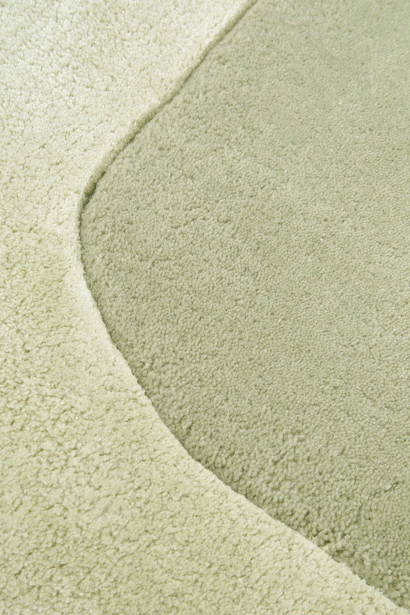 Hand-Tufted NZ Wool & Viscose Sage Rug