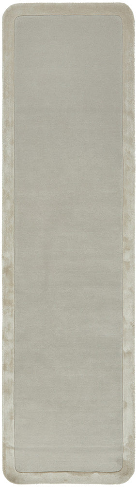 Hand-Tufted NZ Wool & Viscose Silver Rug