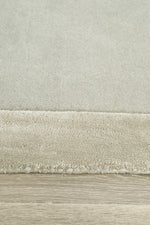Hand-Tufted NZ Wool & Viscose Silver Runner Rug