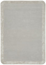 Hand-Tufted NZ Wool & Viscose Silver Rug
