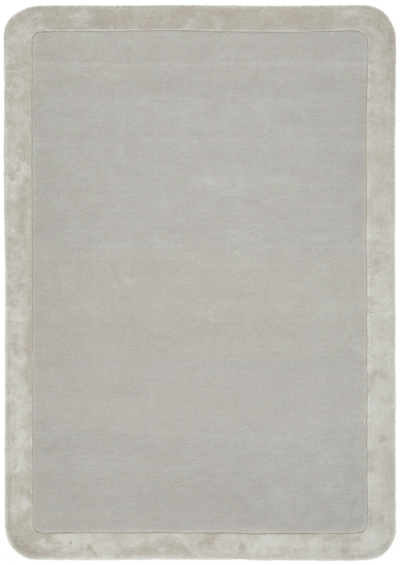 Hand-Tufted NZ Wool & Viscose Silver Rug
