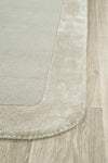 Hand-Tufted NZ Wool & Viscose Silver Rug