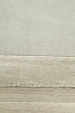 Hand-Tufted NZ Wool & Viscose Silver Rug