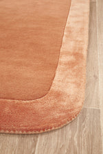 Hand-Tufted NZ Wool & Viscose Spice Runner Rug
