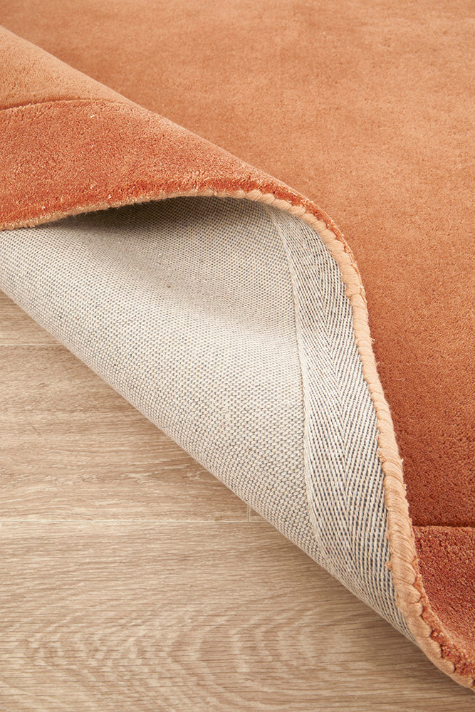 Hand-Tufted NZ Wool & Viscose Spice Runner Rug