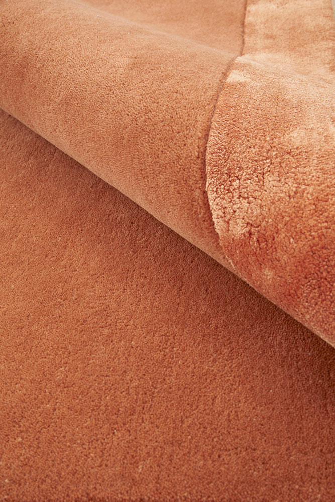 Hand-Tufted NZ Wool & Viscose Spice Runner Rug