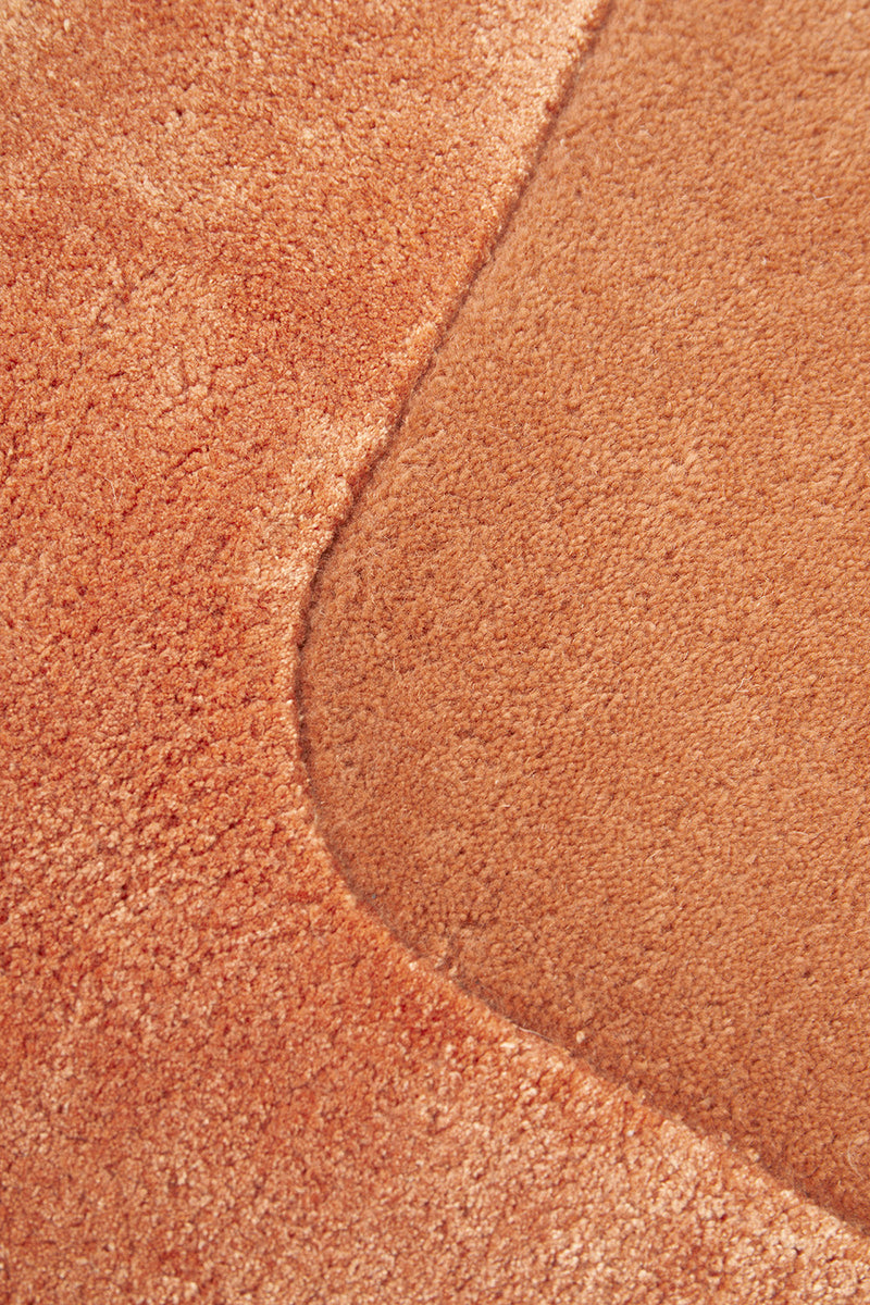Hand-Tufted NZ Wool & Viscose Spice Rug