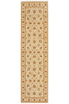 INDIAN HAND KNOTTED WOOL RUG -293X80CM