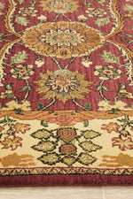 INDIAN HAND KNOTTED JAYPORE ROSE 183X120CM
