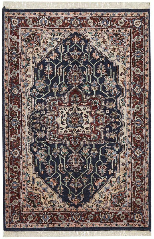 INDIAN HANDMADE JAYPOR CREAM- 180X120CM