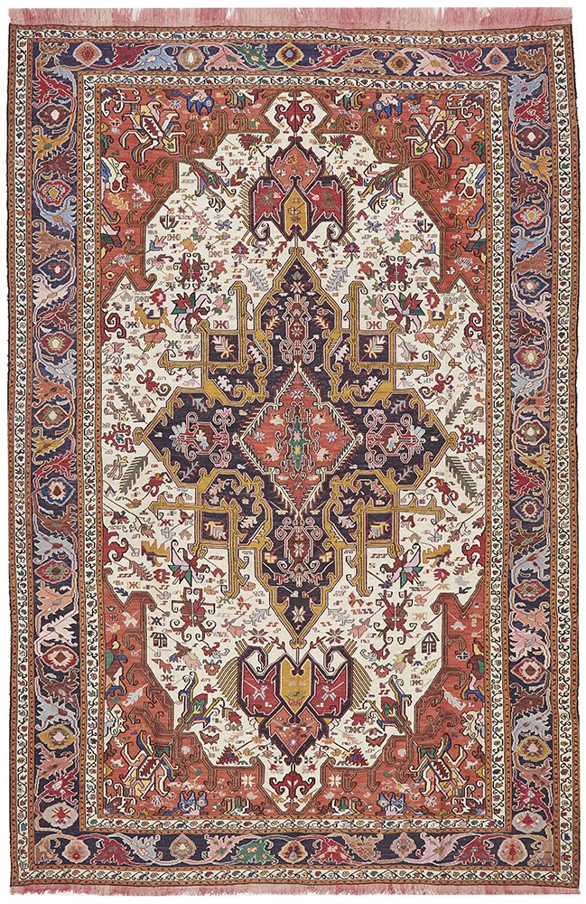 PRSIAN HAND KNOTTD SILK KILIM  300 X 196CM