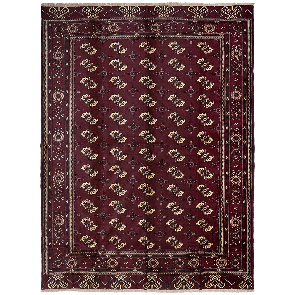 HAND KNOTTED PURE WOOL TORKAMAN 345X260CM